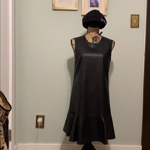 BCBGMaxazria Faux Leather Dress